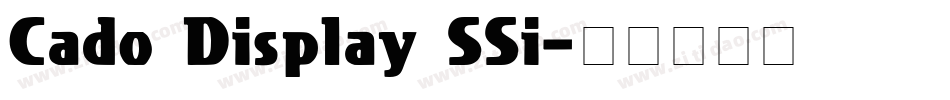 Cado Display SSi字体转换